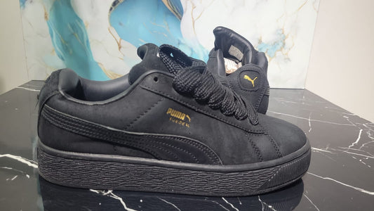 PUMA – Zapatillas Suede Classic Triple Black Unisex