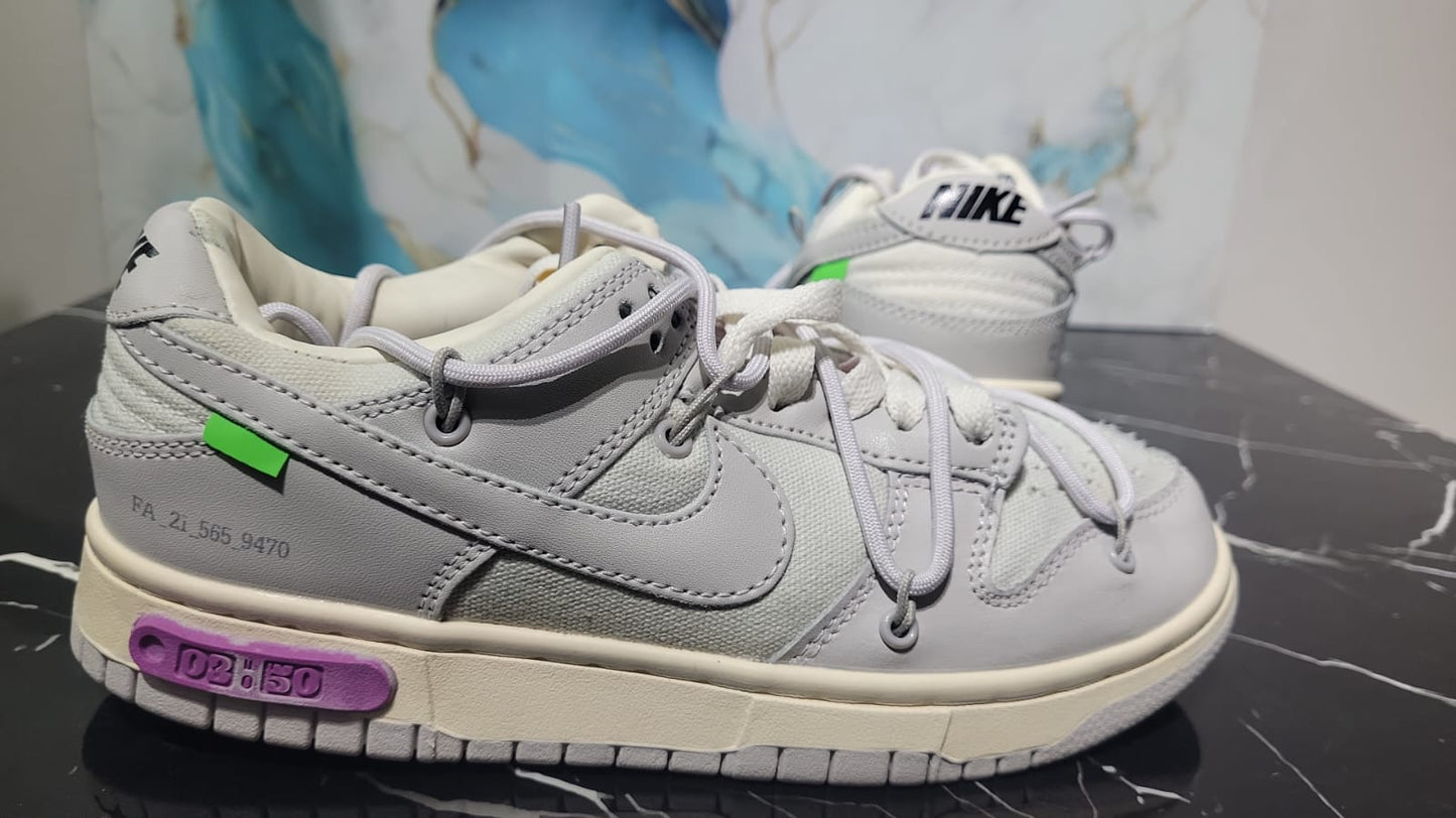 NIKE – Zapatillas Dunk Low Off-White Lot 3 of 50 Unisex