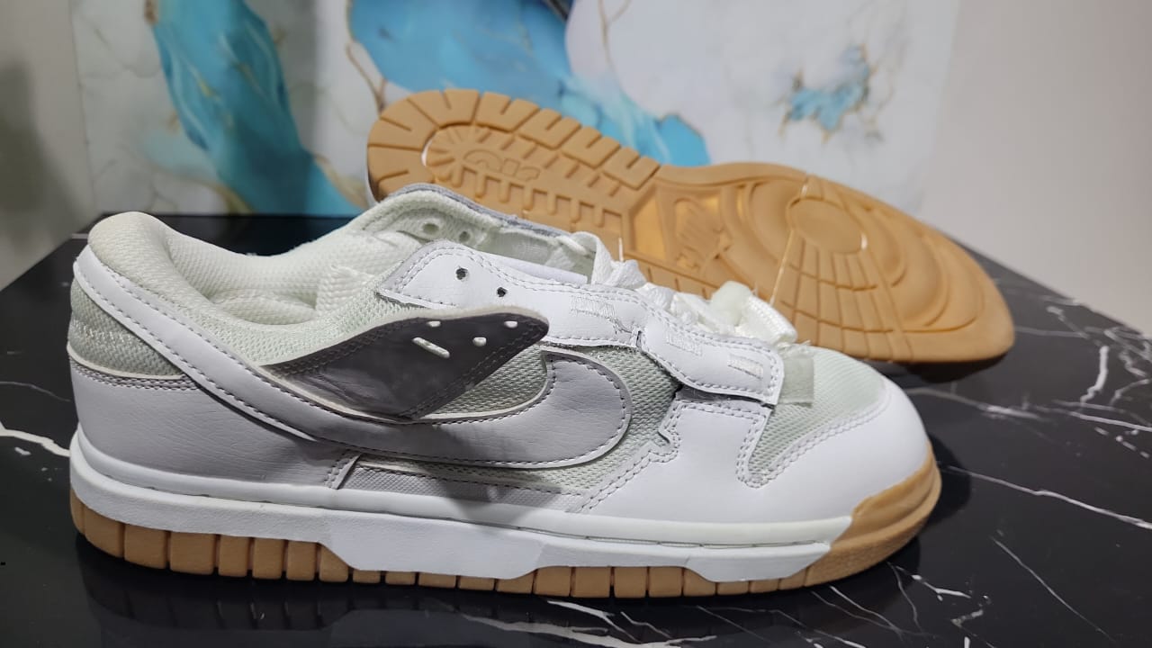 NIKE – Zapatillas Air Dunk Jumbo Remastered “White Gum” – Estilo Audaz y Moderno (UNISEX)